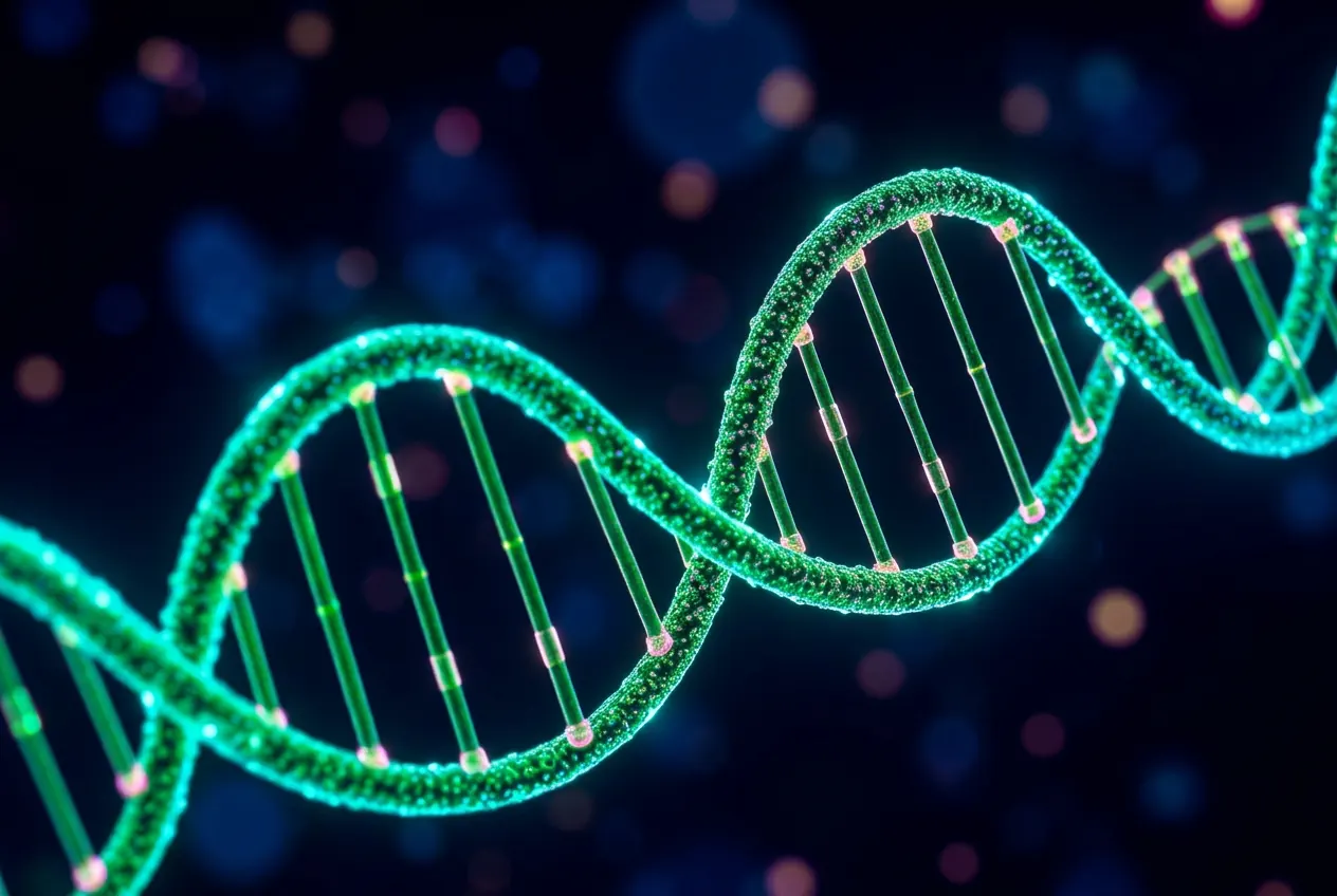 Mitochondrial DNA strand visualisation
