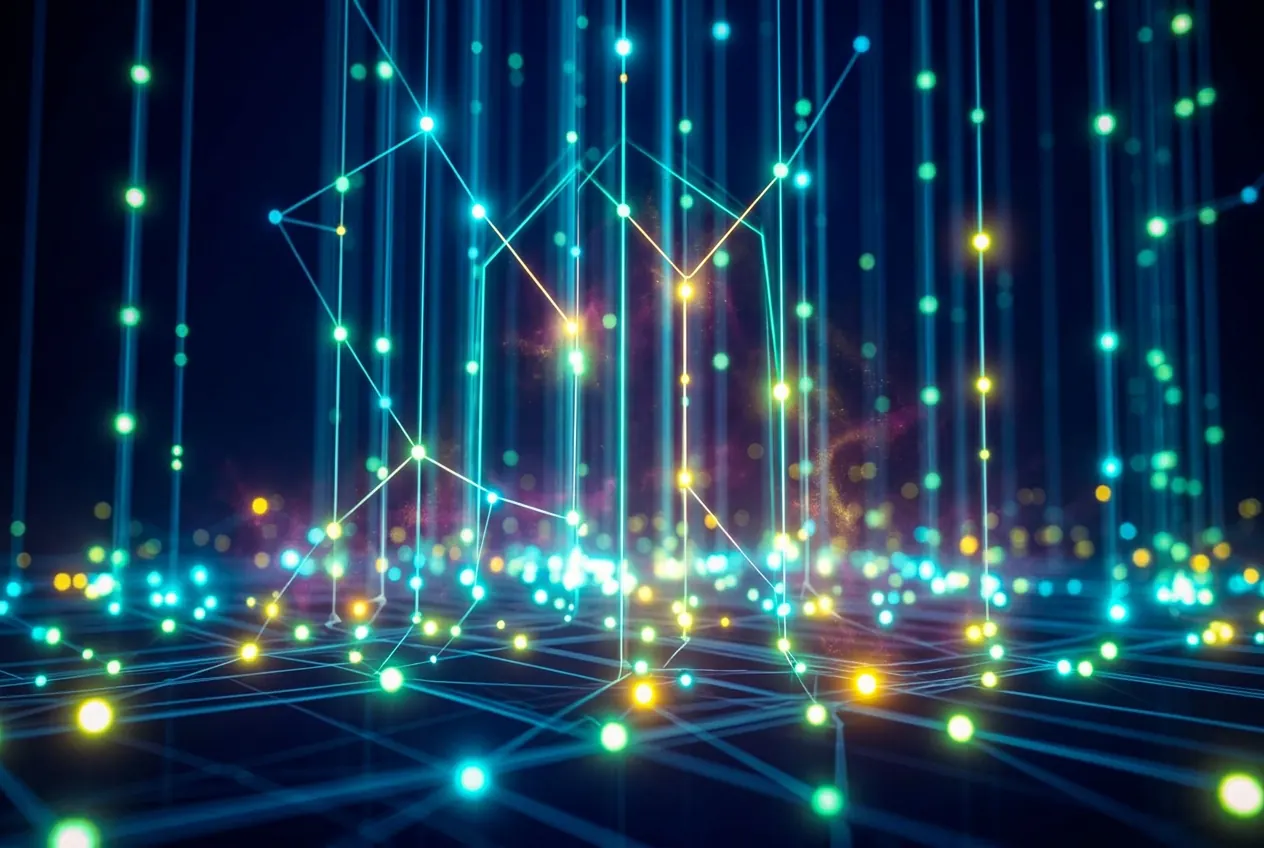 Visualisation of a transformer attention matrix